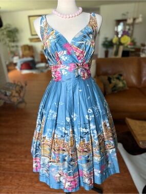 🧳 RetroSpec’d Elizabeth Dress in Old London Town Swing Pinup